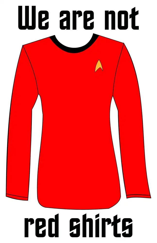 Red Shirt Sign